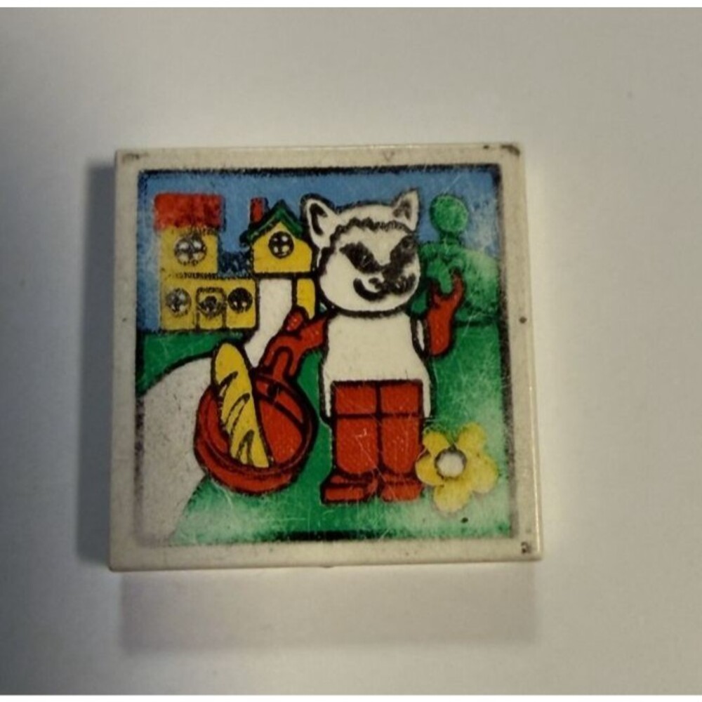 Lego 1982 Fabuland mail piece/letter from set 3786 Buzzy Bulldog the Postman VTG